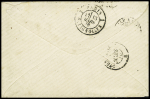 N°79 OBL CAD rond "Corr D Arm Lig N P FR n°1" (1878) (Salles n°1966) ind 18, certificat Behr. TB