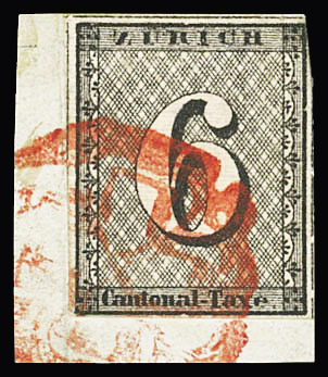 1843-1907, Gebrauchte Altschweiz Sammlung in einem