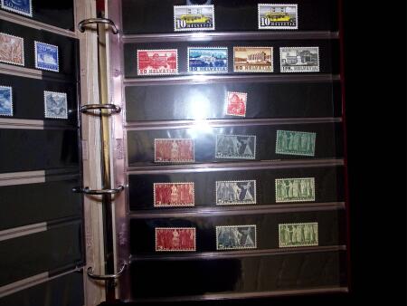 1900-81, Postfrisches Sammlung Schweiz in sechs Steckbüchern,