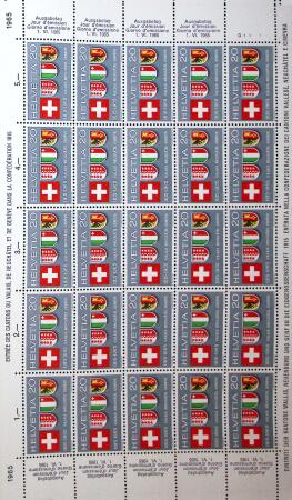 1900-81, Postfrisches Sammlung Schweiz in sechs Steckbüchern,