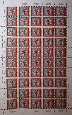 1900-81, Postfrisches Sammlung Schweiz in sechs Steckbüchern,