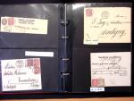 1852-1980, Partie Briefe und Ganzsachen in drei Alben,