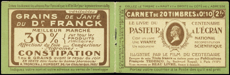 N°159 CA1 (Pasteur à l'écran - S28) surchargé "Annulé".