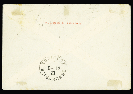 n°159 + 236 OBL grand CAD "Mombasa paquebot" (1928) sur une petite lettre. Seule pièce vue à ce jour. Luxe
