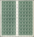 Blocs de 4 coins datés du n°159 + 3 feuilles de 100 + bloc de 20 interpanneau + bloc de 50 interpanneau millesime 3. TB