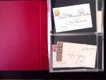 1862-80, Partie 139 Briefe und Karten, meistens mit