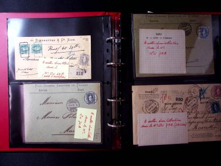 1882-1908 Stehende Helvetia Sammlung auf Austellungsblättern