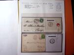 1882-1908 Stehende Helvetia Sammlung auf Austellungsblättern