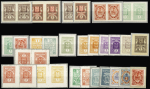 1878-1904 Chiefly mint selection on three stockcards