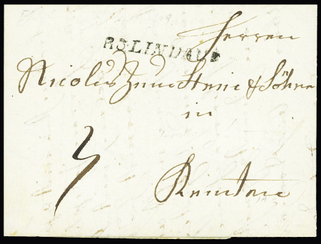 1. Dezember 1809 - Forwardedbrief von Kappel mit Kursiv