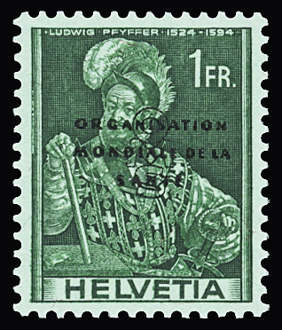 1948 Organisation Mondiale de la Santé, Freimarken