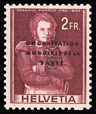 1948 Organisation Mondiale de la Santé, Freimarken