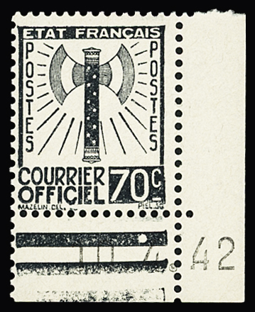 N°1-15 1943 Francisque, série complète, tous avec