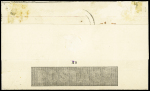 1842 (July 7) 1d Mulready lettersheet, forme 1, stereo