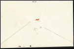 1840 Spooner caricature N°12 "hunting scenes" envelope,