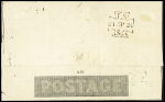 1843 (April 24) 1d Mulready lettersheet, stereo A65