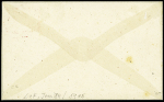 1871 Essay of Penasson, Alexandria, 1pi red vignette