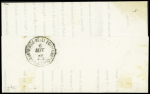10pa Dull lilac, type I, tied by light V.R POSTE EGIZIANE
