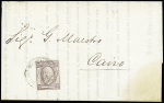 10pa Dull lilac, type I, tied by light V.R POSTE EGIZIANE