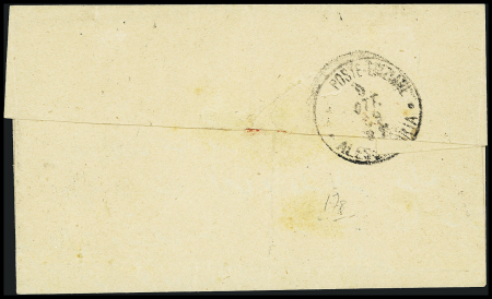 20pa Yellowish green, second printing (1869), horizontal