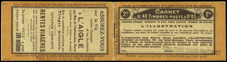 N°158 C2 avec surcharge "Toulouse cours pratiques"