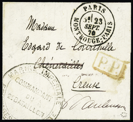 Courrier retardé du Neptune : Lettre écrite à Montrouge