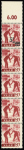 1947 SAAR I issue: The exceptional group of 60 stamps showing the proofs of the overprints