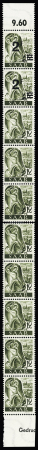 1947 SAAR I issue: The exceptional group of 60 stamps showing the proofs of the overprints 