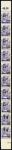 1947 SAAR I issue: The exceptional group of 60 stamps showing the proofs of the overprints 