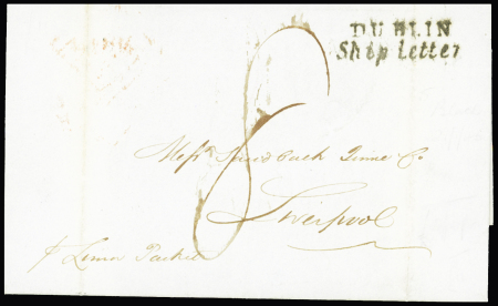 1843 (21 January) Folded entire letter from Demerara