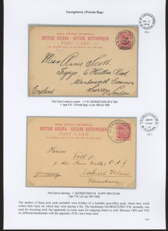 1880-1910, Specialised group on District Post Offices