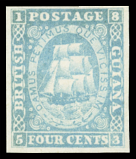 4c Pale blue (1855), remarkable used/unused selection