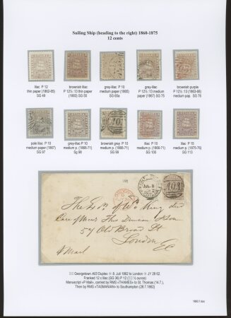 1860-76 The remarkable mint & used collection of Ship