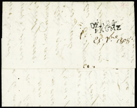 MP "deb 24 Baume" (23 x 8mm - 1808), ind 20. Rare et TB