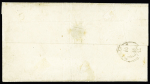N°3 OBL CAD T15 "Maiche (24)" (9 janv 49) sur lettre pour Besançon. TB