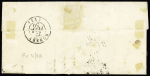 N°3 OBL grille + T15 Maiche + cursive "24 Cour St Maurice"