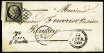 N°3 OBL grille + T15 Maiche + cursive "24 Cour St Maurice"