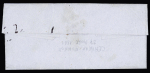 N°13 OBL "OR" frappé 2 fois et répété à côté sur lettre locale de Cerneux Moniot pour Le Russey (27 avril 1861). TB