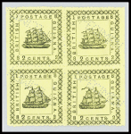 1882 Typeset Ship Issue, the complete section of the