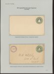1894-1923 Ship in Seal type 1 and 2 postal stationery