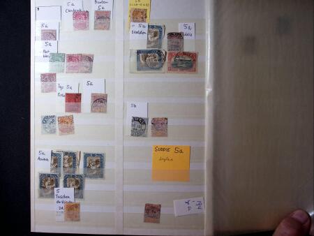 1876-1945 CANCELLATIONS: Lot with 165 singles showing