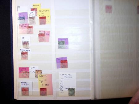 1876-1945 CANCELLATIONS: Lot with 165 singles showing