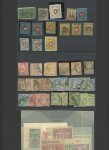 1850-1945 Kl. Partie Schweiz auf drei Steckkarten und