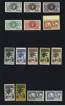 N°33 à 47, série complète, neufs * (45 et 47 **), n°47 bdf, TB
