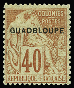 N°24b, 40c rouge-orange type Alphée Dubois, neuf *, TB