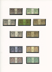 1892-1902, Collection de paire avec millésimes, type