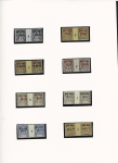 1892-1902, Collection de paire avec millésimes, type