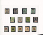 N°54 à 58, n°65 et 66, n°67 à 80, n°81 à 87 et n°105 à 109 type Groupe, neufs *, TB