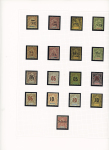 1912 Collection de type Groupe surchargés, 12 colonies
