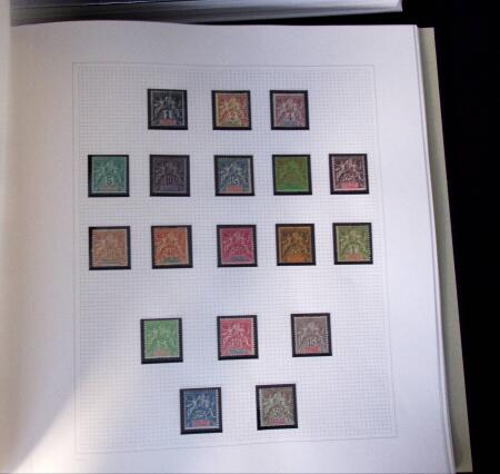 1892 Collection en album de séries Groupes neuves
